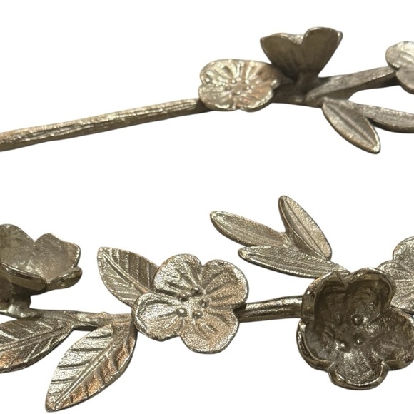 OPALHOUSE Gold Floral Metal Stem Decor Tablescape Table Bud Set of 2 18 inch Art - Picture 3 of 7